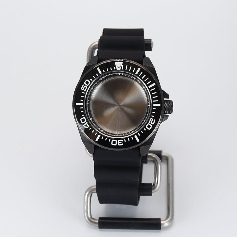 Rubber Strap Diver - 43.8mm Diver Watch Case Rubber Strap