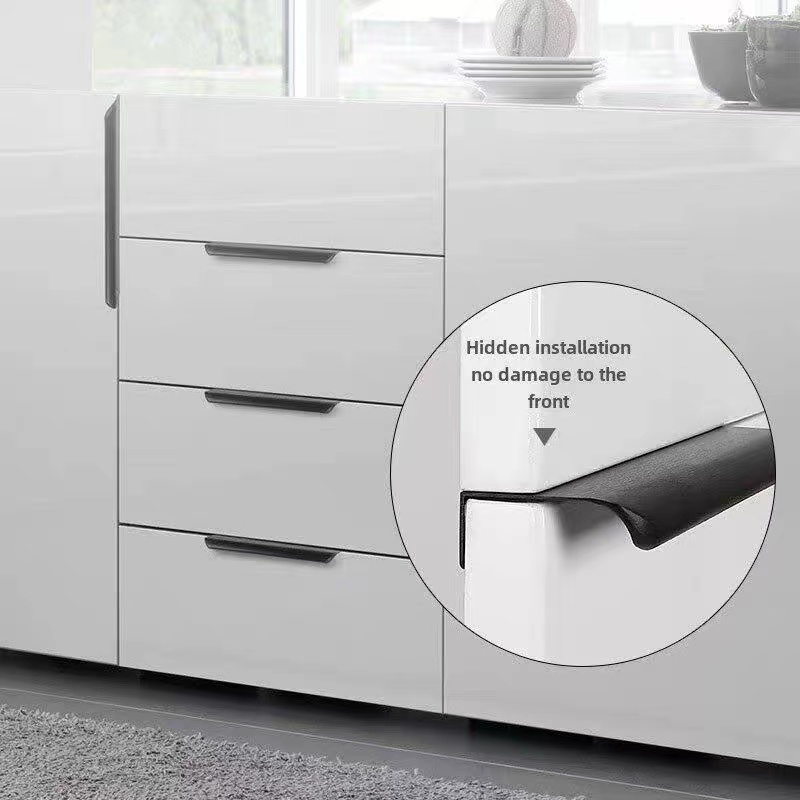 Hidden Aluminum Cabinet Pulls  - Curved Spring Bar ulasan dan harga
