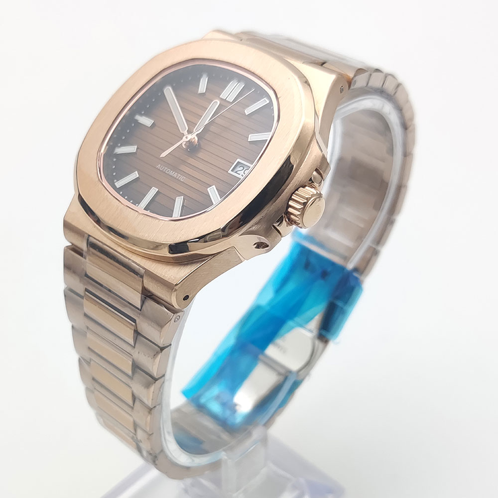 Luxury Rose Gold 40MM Square N - Patek Philippe Watch Nautilus ulasan dan harga