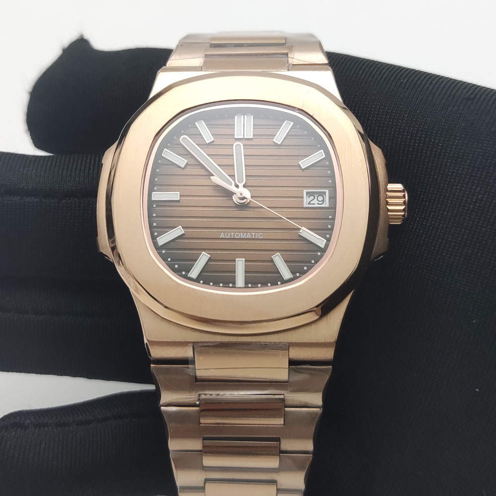 Luxury Rose Gold 40MM Square N - Patek Philippe Watch Nautilus ulasan dan harga