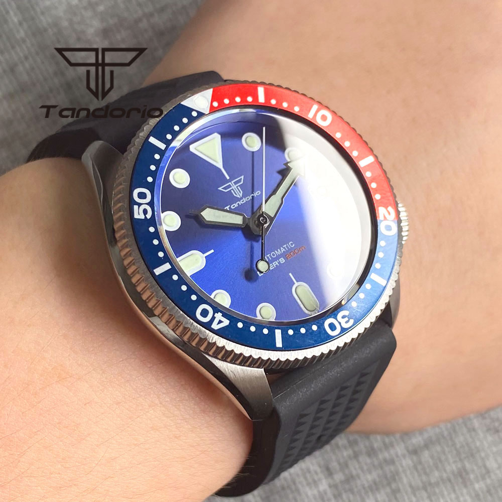 Tandorio NH35A 37mm Automatic  - Rubber Strap Diver ulasan dan harga