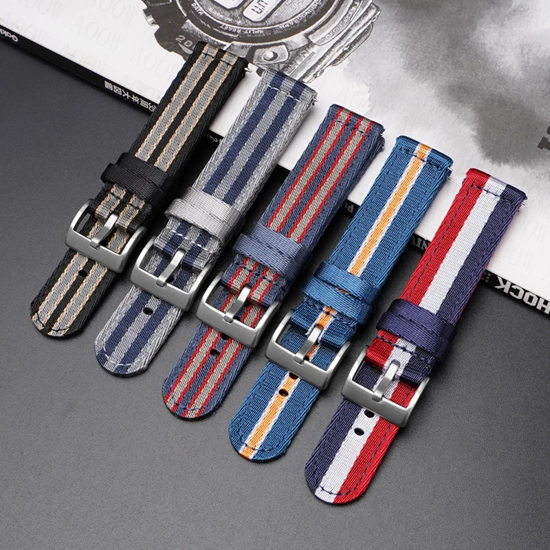 18mm 20mm 22mm 24mm Soft Nylon - Omega Watch Seamaster ulasan dan harga