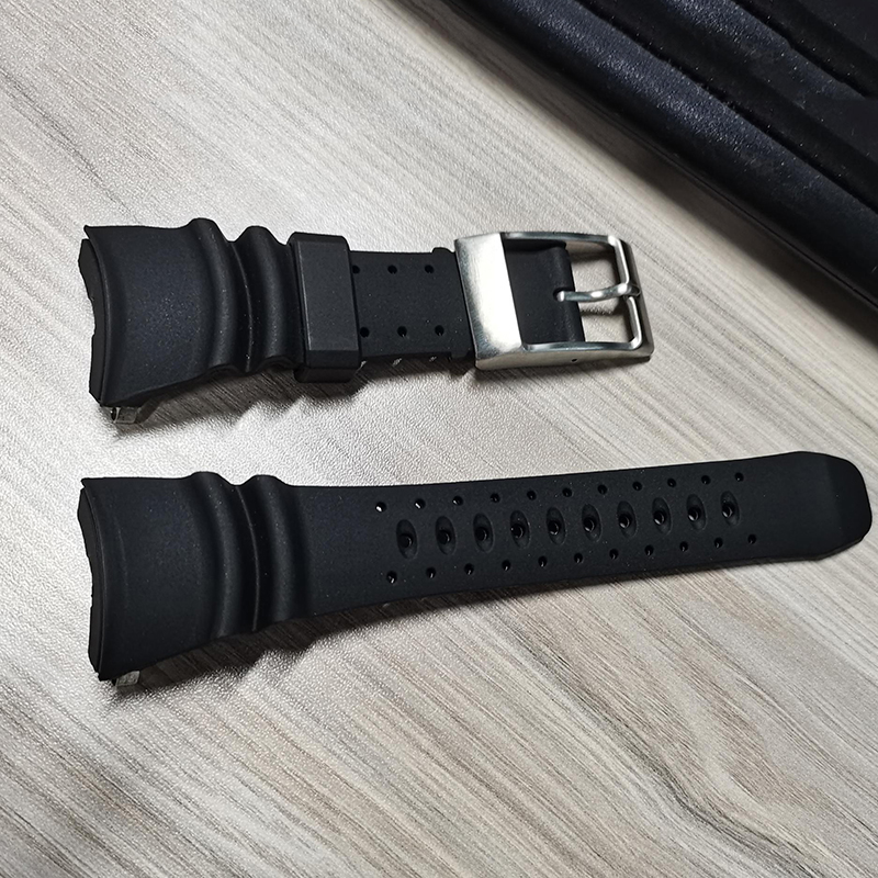 Breathable Black Rubber Watchb - Citizen Watch Promaster ulasan dan harga