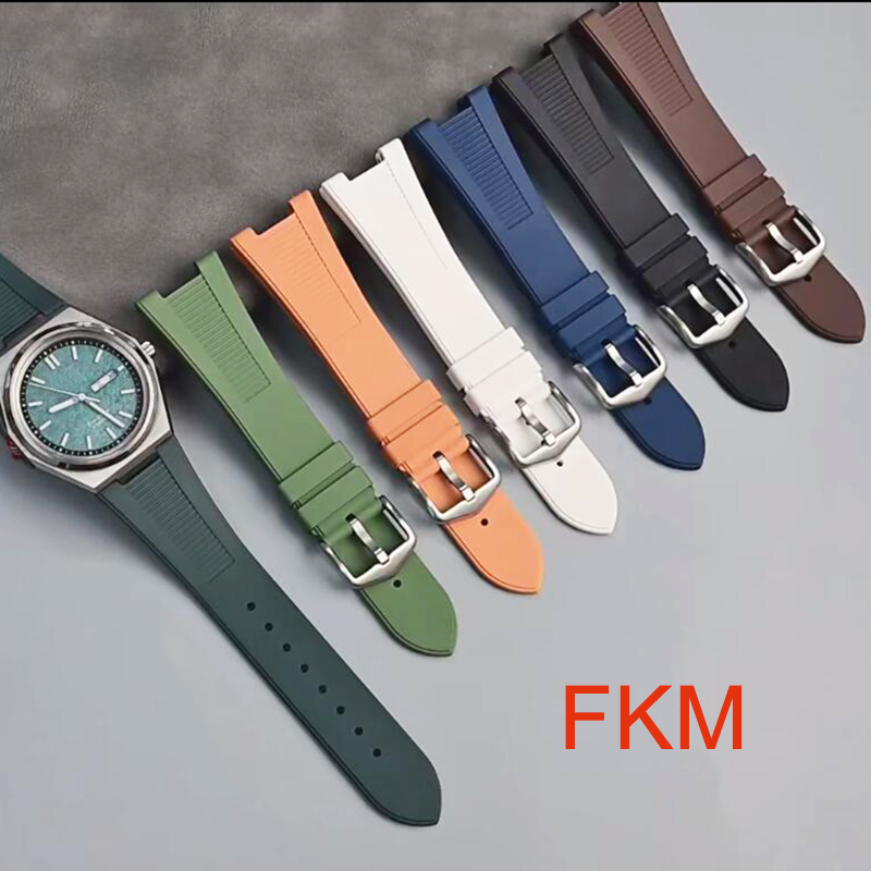 Fluoro Rubber Strap 25*12mm De - Patek Philippe Watch Nautilus ulasan dan harga