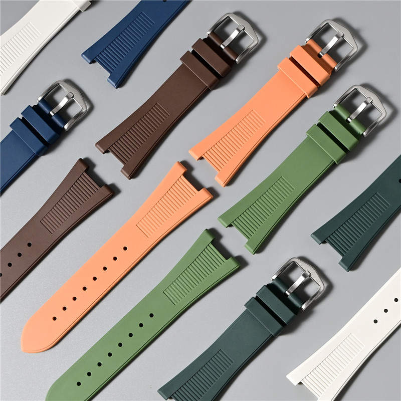 Fluoro Rubber Strap 25*12mm De - Patek Philippe Watch Nautilus ulasan dan harga
